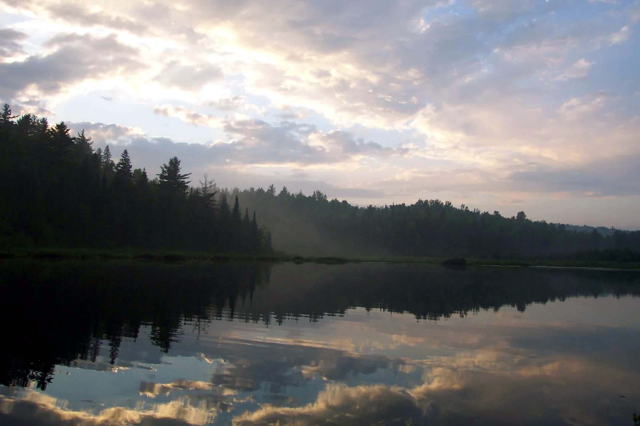 North view of lake
